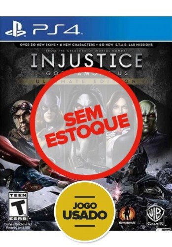 Injustice - PS4 ( Usado )